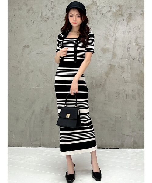 RESEXXY（リゼクシー）の「5分袖ショートカーディガン【セットアップ着用可能】（カーディガン/ボレロ・レディース・レッド/その他1/ブルー/ブラック・FREE）」の17枚目の写真