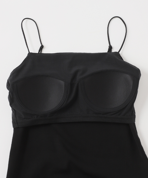AP STUDIO（エーピーストゥディオ）の「キャミソール（その他アンダーウェア/インナー・レディース・ブラック/アイボリー・FREE）」の6枚目の写真
