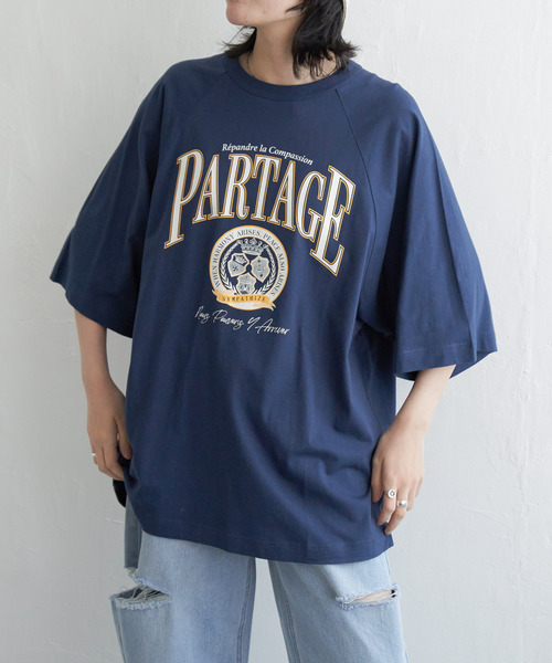 VENCEEXCHANGE(ヴァンスエクスチェンジ)の「カレッジ配色ラグランT(Tシャツ/カットソー・レディース・オフホワイト/その他4/ネイビー/その他1/その他5・FREE)」の14枚目の写真