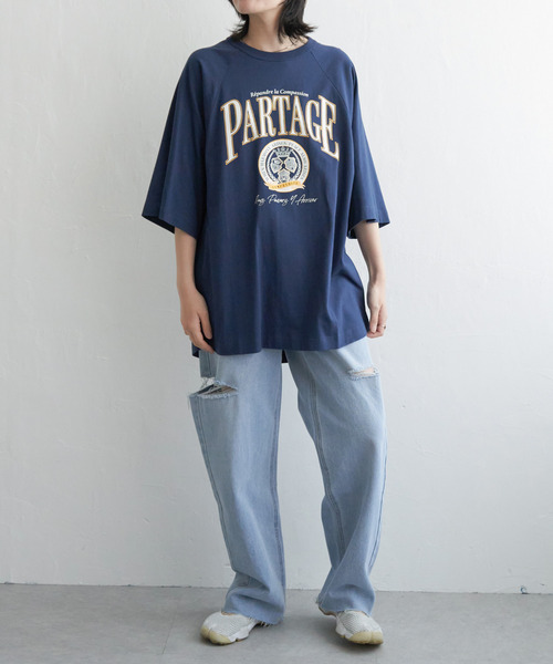 VENCEEXCHANGE(ヴァンスエクスチェンジ)の「カレッジ配色ラグランT(Tシャツ/カットソー・レディース・オフホワイト/その他4/ネイビー/その他1/その他5・FREE)」の19枚目の写真
