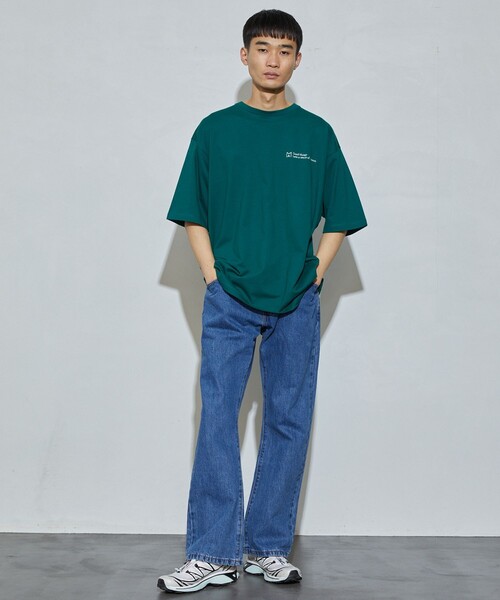 Firsthand（ファーストハンド）の「MA Firsthand/マ ファーストハンド BASIC LOGO TEE / ベーシックロゴ半袖Tシャツ（Tシャツ/カットソー・メンズ・ブラック/グリーン/ホワイト/アッシュグレー・L/M）」の8枚目の写真