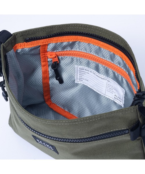 BEAMS DESIGN(ビームス デザイン)の「BEAMSDESIGN(ビームスデザイン)Ordinaryサコッシュバッグ(ショルダーバッグ・メンズ・ブラック/カーキ/ブルーグリーン/ネイビー/パープル・FREE)」の8枚目の写真