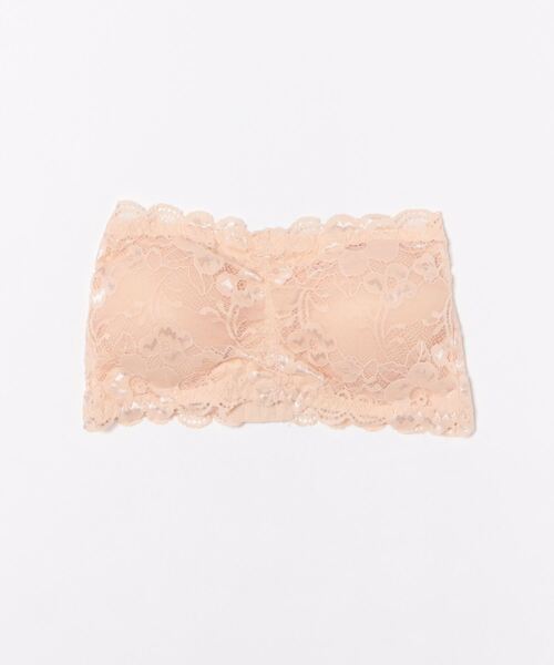 ABBEY MARKET(アビーマーケット)の「総レース ベアトップ ブラトップ チューブトップ パッド入り(チューブトップ・レディース・ホワイト/ベージュ/ブラック・M/L)」の14枚目の写真
