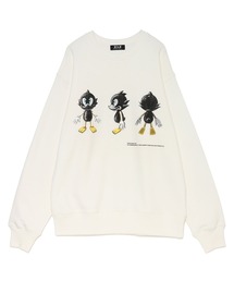 参考上代35200円 未使用 FAF(Fake As Flowers) F STAIN CREWNECK SWEAT クルーネックスウェット トレーナー エフエーエフ(フェイクアスフラワーズ) 003121206 ブラウン 3 （12207M） FAF（フェイク アス フラワーズ）の「FAF(Fake As Flowers
