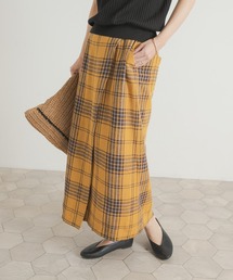URBAN RESEARCH DOORS | チェックラップストレートスカート(スカート)