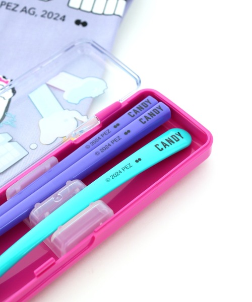 SiNCERE(シンシア)の「〈PEZ/ペッツ〉CHOPSTICKS&SPOON SET/箸&スプーンセット(カトラリー・レディース・パープル・ONE SIZE)」の5枚目の写真