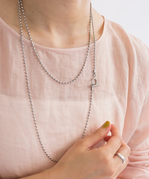 RIVE DROITE（リヴドロワ）の「R.good(アールドットグッド)/ボールチェーンロングネックレス（ネックレス・レディース・シルバー・FREE）」の3枚目の写真