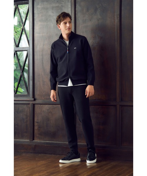 MEN'S BIGI（メンズビギ）の「【ACTIVE TAILOR】モール混ニットパンツ（その他パンツ・メンズ・ネイビー/カーキ/ブラック・01/02/03）」の4枚目の写真