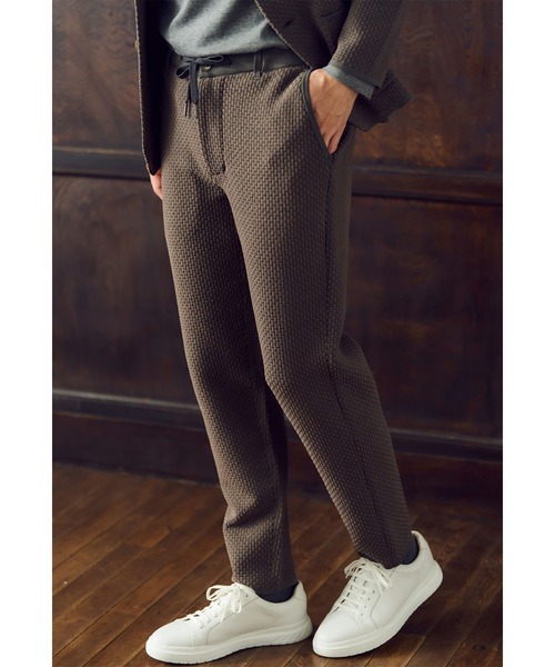 MEN'S BIGI（メンズビギ）の「【ACTIVE TAILOR】モール混ニットパンツ（その他パンツ・メンズ・ネイビー/カーキ/ブラック・01/02/03）」の5枚目の写真