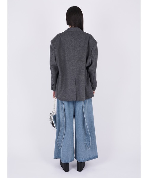 PAMEO POSE（パメオポーズ）の「Oversized Tailored Jacket（テーラードジャケット・レディース・ブラック/グレー/ブラウン・FREE）」の14枚目の写真