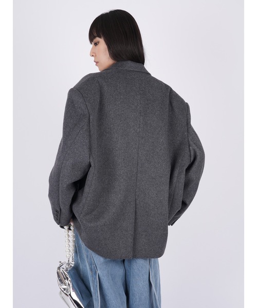 PAMEO POSE（パメオポーズ）の「Oversized Tailored Jacket（テーラードジャケット・レディース・ブラック/グレー/ブラウン・FREE）」の16枚目の写真