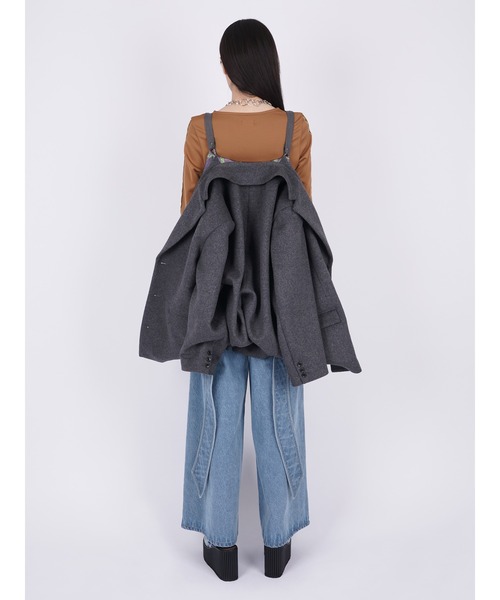 PAMEO POSE（パメオポーズ）の「Oversized Tailored Jacket（テーラードジャケット・レディース・ブラック/グレー/ブラウン・FREE）」の20枚目の写真