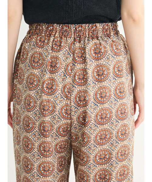 Green　Parks（グリーンパークス）の「イージー柄パンツⅡ（その他パンツ・レディース・ブラウン/チャコールグレー/マルチ/ブルー・FREE）」の15枚目の写真