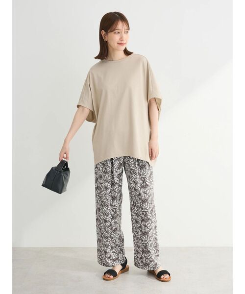 Green　Parks（グリーンパークス）の「イージー柄パンツⅡ（その他パンツ・レディース・ブラウン/チャコールグレー/マルチ/ブルー・FREE）」の11枚目の写真