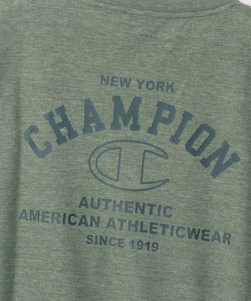 Champion(チャンピオン)の「【Champion/チャンピオン】レディース スポーツ ロングスリーブTシャツ(Tシャツ/カットソー・レディース・グレー/オリーブ系1/ピンク系その他5/ブラック系その他6・MEDIUM/LARGE)」の21枚目の写真