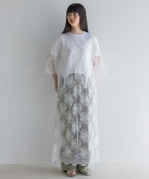 yuw | ビンテージレースワンピ―ス 137686(ワンピース)
