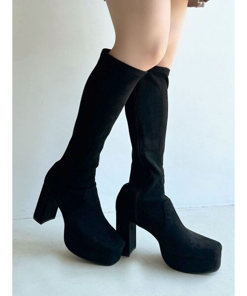 RESEXXY(リゼクシー)の「ストレッチロングブーツ(ブーツ・レディース・ブラック・LARGE/MEDIUM/SMALL)」の9枚目の写真