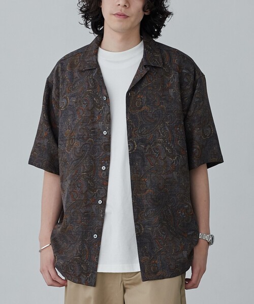 coen(コーエン)の「総柄プリントイージーシャツ(シャツ/ブラウス・メンズ・その他1/その他2・M/L/XL)」の1枚目の写真