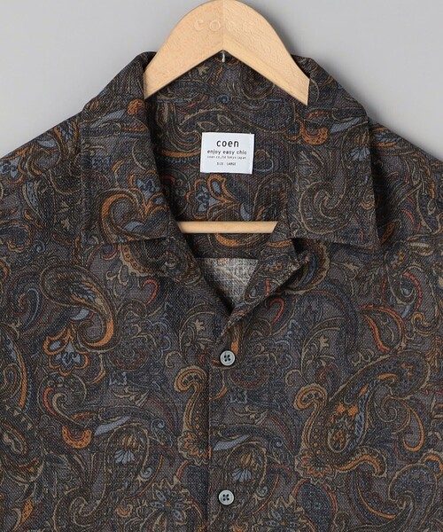 coen(コーエン)の「総柄プリントイージーシャツ(シャツ/ブラウス・メンズ・その他1/その他2・M/L/XL)」の20枚目の写真