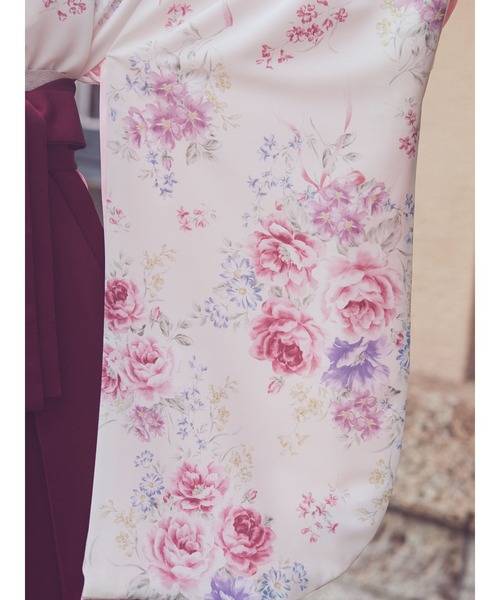 Maison de FLEUR（メゾンドフルール）の「FLEURブーケ 袴(マルチ)（着物・レディース・ボルドー/ベージュ・S/M/L）」の21枚目の写真