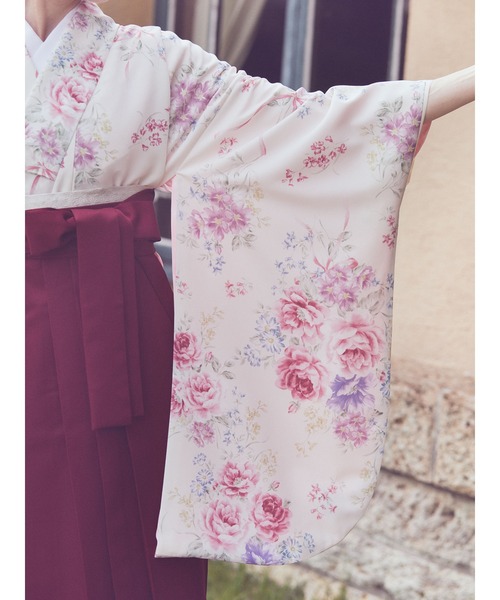 Maison de FLEUR（メゾンドフルール）の「FLEURブーケ 袴(マルチ)（着物・レディース・ボルドー/ベージュ・S/M/L）」の22枚目の写真