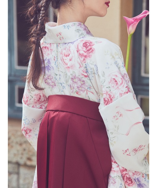 Maison de FLEUR（メゾンドフルール）の「FLEURブーケ 袴(マルチ)（着物・レディース・ボルドー/ベージュ・S/M/L）」の19枚目の写真