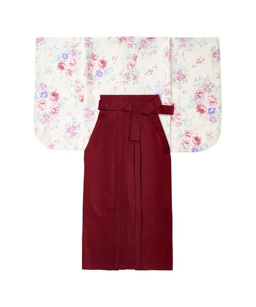 Maison de FLEUR（メゾンドフルール）の「FLEURブーケ 袴(マルチ)（着物・レディース・ボルドー/ベージュ・S/M/L）」の11枚目の写真