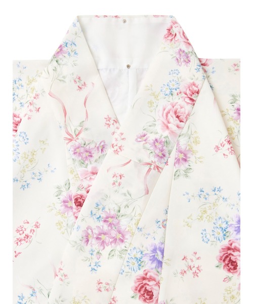 Maison de FLEUR（メゾンドフルール）の「FLEURブーケ 袴(マルチ)（着物・レディース・ボルドー/ベージュ・S/M/L）」の6枚目の写真