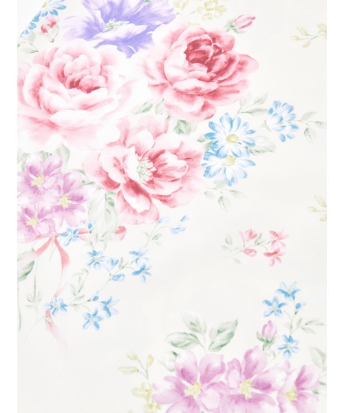 Maison de FLEUR（メゾンドフルール）の「FLEURブーケ 袴(マルチ)（着物・レディース・ボルドー/ベージュ・S/M/L）」の5枚目の写真