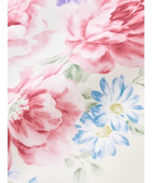 Maison de FLEUR（メゾンドフルール）の「FLEURブーケ 袴(マルチ)（着物・レディース・ボルドー/ベージュ・S/M/L）」の3枚目の写真