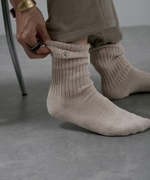 SALON adam et rope' | リブソックス-CreamyCotton /クリーミーコットン-(ソックス/靴下)