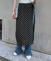 CIAOPANIC TYPY | ジャガード風フラワーレース巻きスカート(スカート)