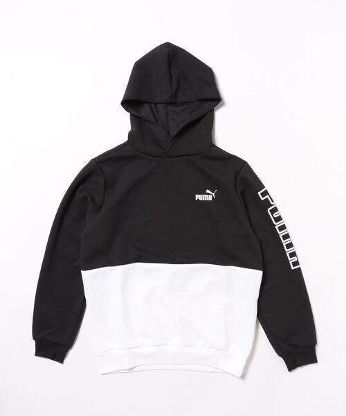 PUMA（プーマ）の「PUMA プーマ キッズ ボーイズ プーマ パワー MX フーディー 110-160cm（パーカー・キッズ・ヘザーグレー/ブラック/ブルー・110/160/150/120/130）」の9枚目の写真