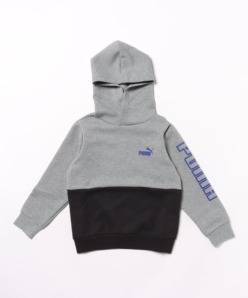 PUMA（プーマ）の「PUMA プーマ キッズ ボーイズ プーマ パワー MX フーディー 110-160cm（パーカー・キッズ・ヘザーグレー/ブラック/ブルー・110/160/150/120/130）」の11枚目の写真