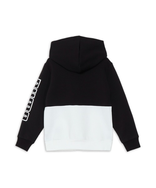 PUMA（プーマ）の「PUMA プーマ キッズ ボーイズ プーマ パワー MX フーディー 110-160cm（パーカー・キッズ・ヘザーグレー/ブラック/ブルー・110/160/150/120/130）」の8枚目の写真