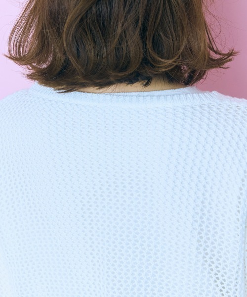 marun(マルン)の「<大きいサイズ> ハートボタンカーディガン marun(カーディガン/ボレロ・レディース・アイボリー/ブラック・3L~4L/5L~6L/L~LL)」の13枚目の写真