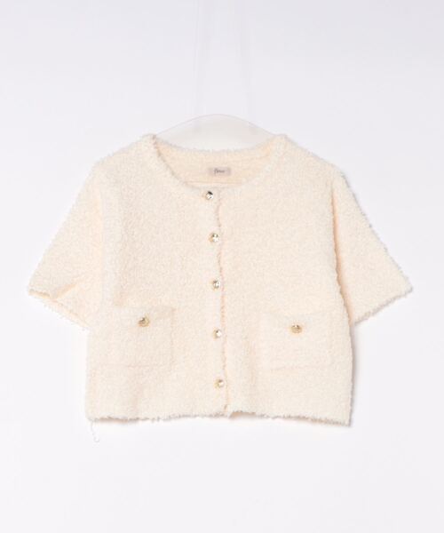 flower（フラワー）の「ジョイフルハーフニット（ニット/セーター・レディース・アイボリー/ブラウン・FREE）」の18枚目の写真