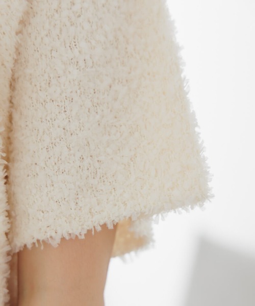 flower（フラワー）の「ジョイフルハーフニット（ニット/セーター・レディース・アイボリー/ブラウン・FREE）」の11枚目の写真