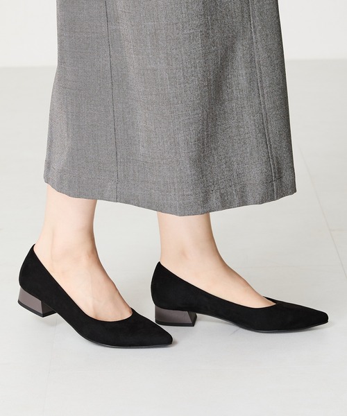 WA ORiental TRaffic（ダブルエーオリエンタルトラフィック）の「バイカラーポインテッドトゥパンプス 42302（パンプス・レディース・ブラック/グレー/グリーン・36/35/34/33/43/42/41/40/39/38/37）」の20枚目の写真