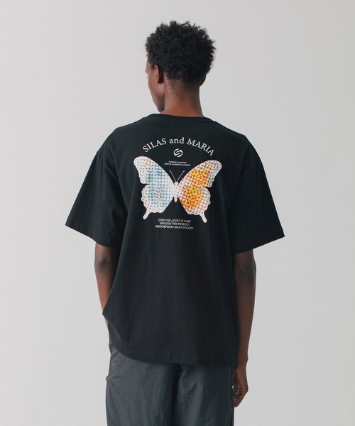 SILAS（サイラス）の「FLAPPING S/S TEE（Tシャツ/カットソー・メンズ・アッシュ/ホワイト/ブラック・XL/L/M）」の12枚目の写真