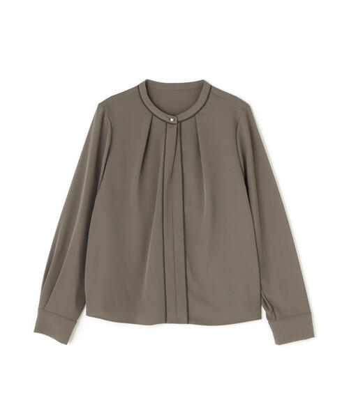 【セール】◇バイカラーラインタックブラウス（シャツ/ブラウス）｜NATURAL BEAUTY BASIC（ナチュラルビューティーベーシック）