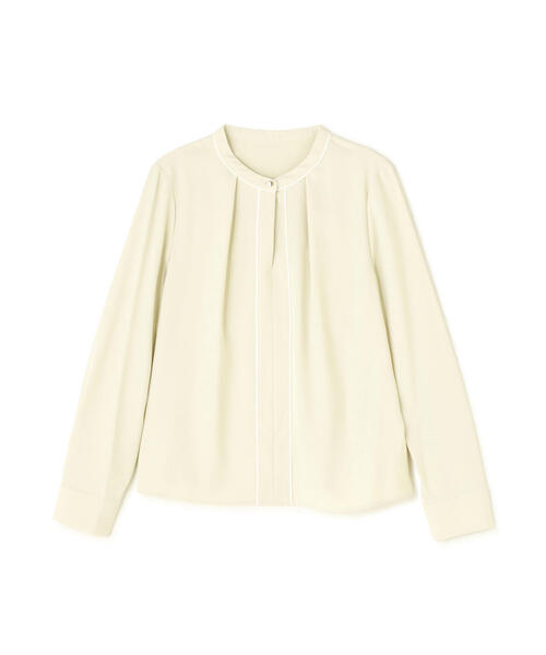 【セール】◇バイカラーラインタックブラウス（シャツ/ブラウス）｜NATURAL BEAUTY BASIC（ナチュラルビューティーベーシック）