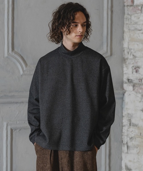 CASPER JOHN（キャスパージョン）の「Jacquard mock neck sweat
