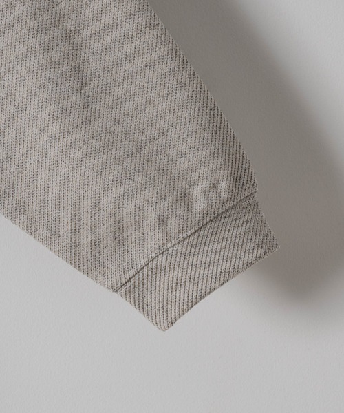 CASPER JOHN（キャスパージョン）の「Jacquard mock neck sweat/ジャガードモックネックスウェット（スウェット・メンズ・ベージュ/ホワイト/ブラウン/チャコールグレー/ブラック・X-SMALL/SMALL/MEDIUM/LARGE）」の12枚目の写真