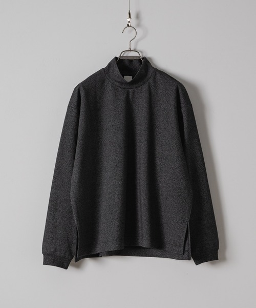 CASPER JOHN（キャスパージョン）の「Jacquard mock neck sweat/ジャガードモックネックスウェット（スウェット・メンズ・ベージュ/ホワイト/ブラウン/チャコールグレー/ブラック・X-SMALL/SMALL/MEDIUM/LARGE）」の17枚目の写真