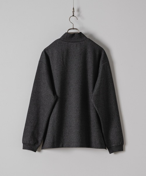 CASPER JOHN（キャスパージョン）の「Jacquard mock neck sweat/ジャガードモックネックスウェット（スウェット・メンズ・ベージュ/ホワイト/ブラウン/チャコールグレー/ブラック・X-SMALL/SMALL/MEDIUM/LARGE）」の18枚目の写真