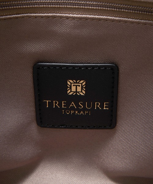 TREASURE TOPKAPI（トレジャートプカピ）の「【TREASURE TOPKAPI】メタリック ポケットデザイン ワンハンドル バッグ（ハンドバッグ・レディース・アンティークシルバー/ブラック・FREE）」の20枚目の写真