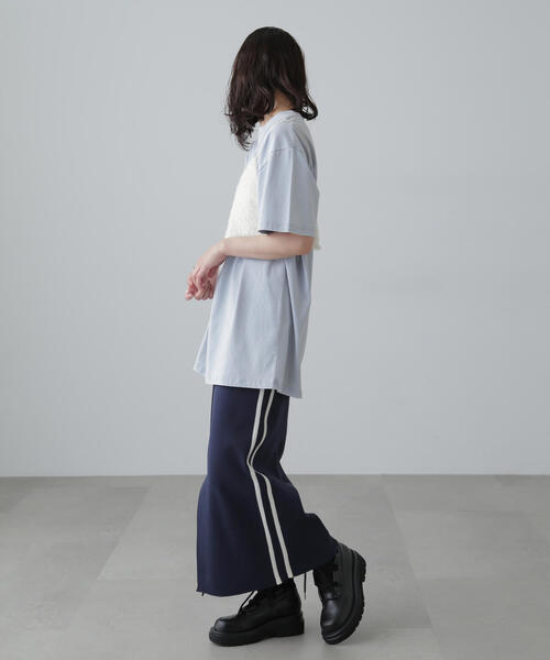 FREE'S MART（フリーズマート）の「◆サイドラインスリットナロースカート（スカート・レディース・グレー/ネイビー・SMALL/MEDIUM）」の19枚目の写真