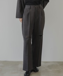 rectangle | 膝スリットスラックスパンツ(スラックス)