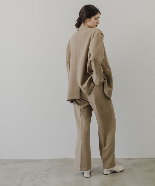 rectangle（レクタングル）の「膝スリットスラックスパンツ（スラックス・レディース・ブラック/ベージュ/グレー・FREE）」の20枚目の写真